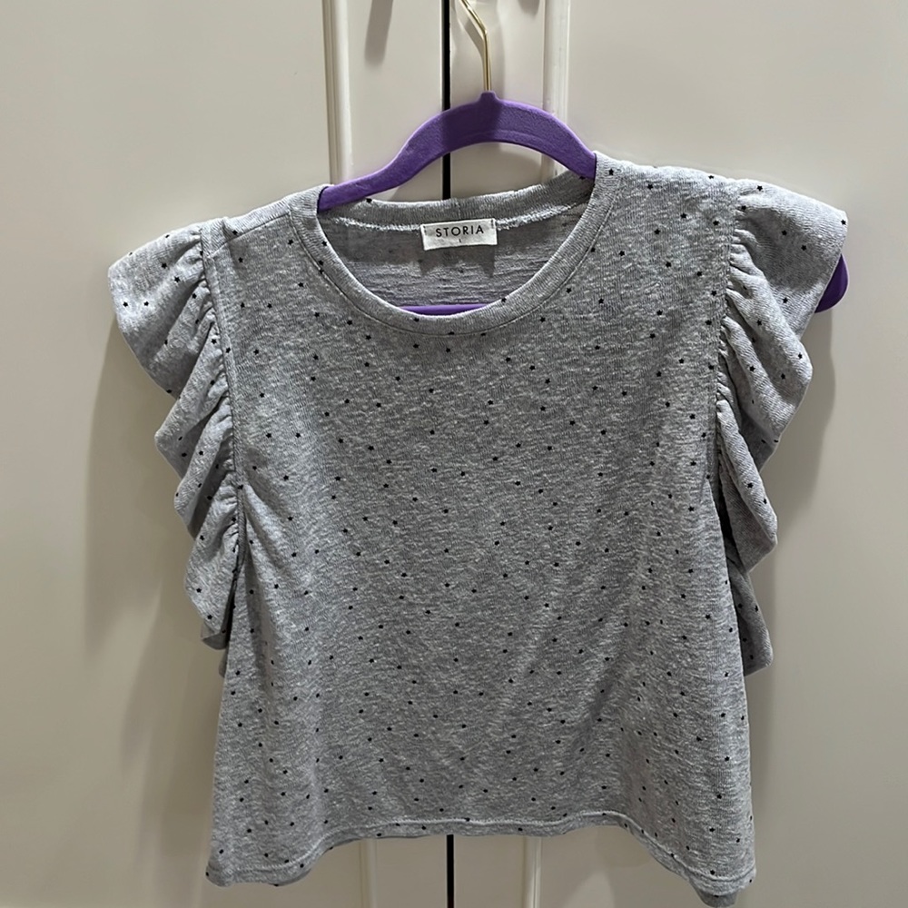 STORIA Ruffled Top